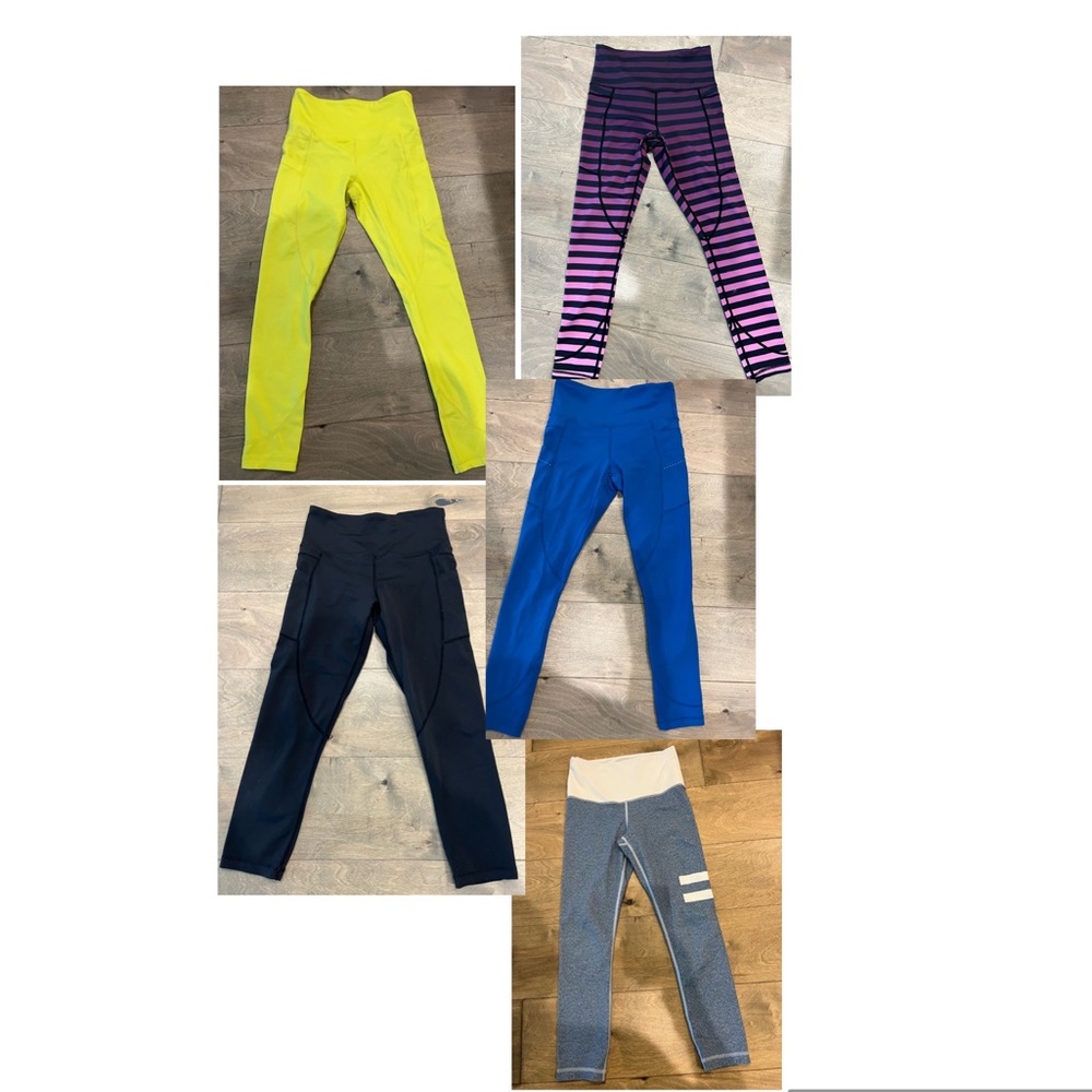 set of 5 zyia leggings